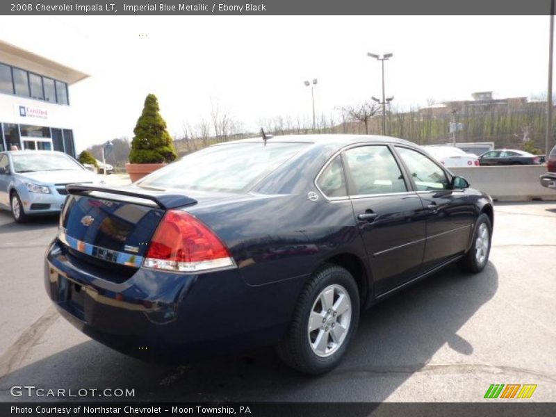 Imperial Blue Metallic / Ebony Black 2008 Chevrolet Impala LT