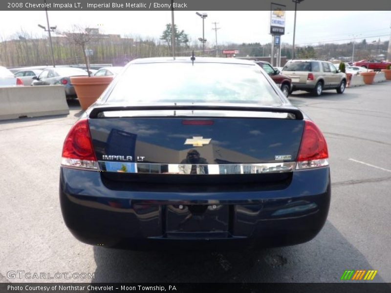 Imperial Blue Metallic / Ebony Black 2008 Chevrolet Impala LT