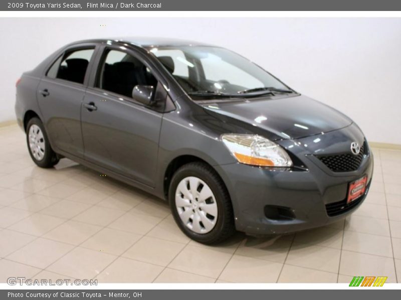 Flint Mica / Dark Charcoal 2009 Toyota Yaris Sedan