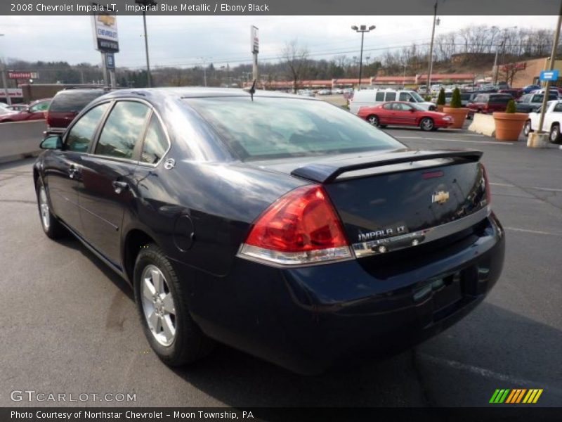 Imperial Blue Metallic / Ebony Black 2008 Chevrolet Impala LT