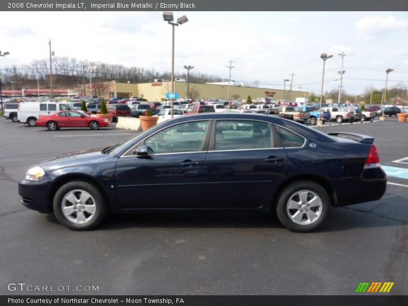 Imperial Blue Metallic / Ebony Black 2008 Chevrolet Impala LT