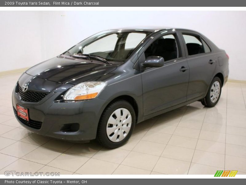 Flint Mica / Dark Charcoal 2009 Toyota Yaris Sedan