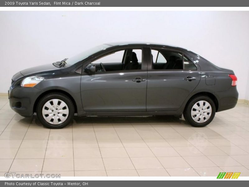 Flint Mica / Dark Charcoal 2009 Toyota Yaris Sedan