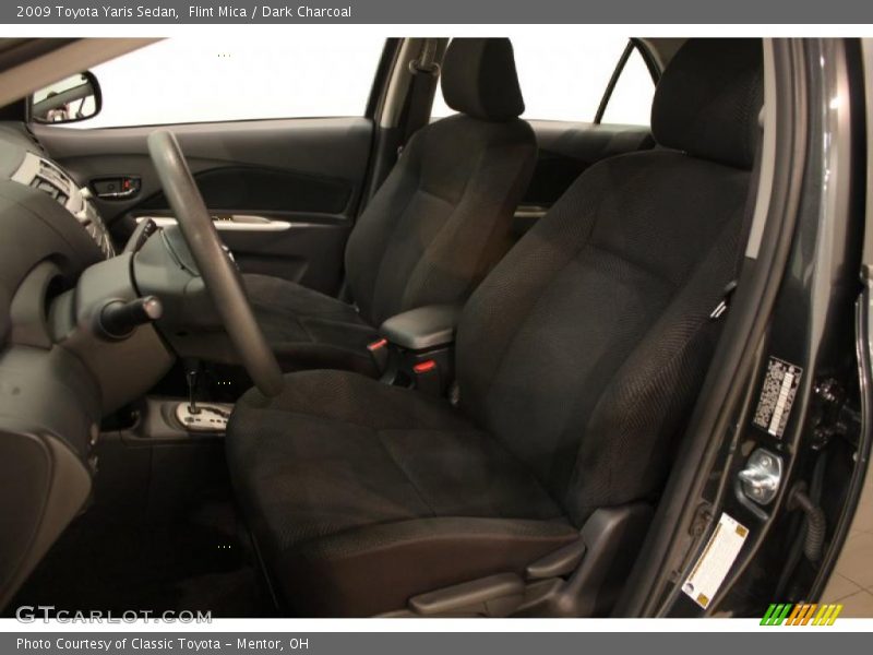 Flint Mica / Dark Charcoal 2009 Toyota Yaris Sedan