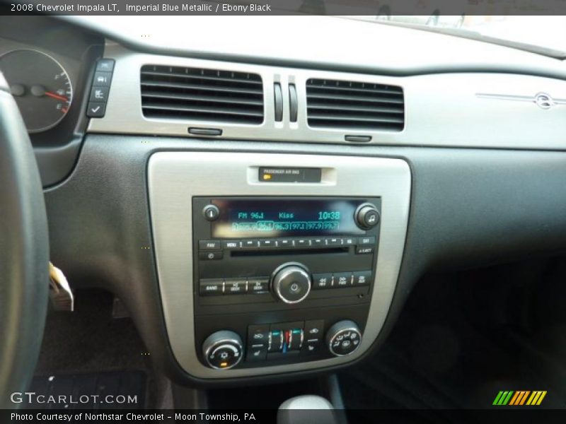 Imperial Blue Metallic / Ebony Black 2008 Chevrolet Impala LT