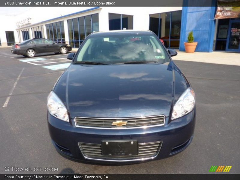 Imperial Blue Metallic / Ebony Black 2008 Chevrolet Impala LT