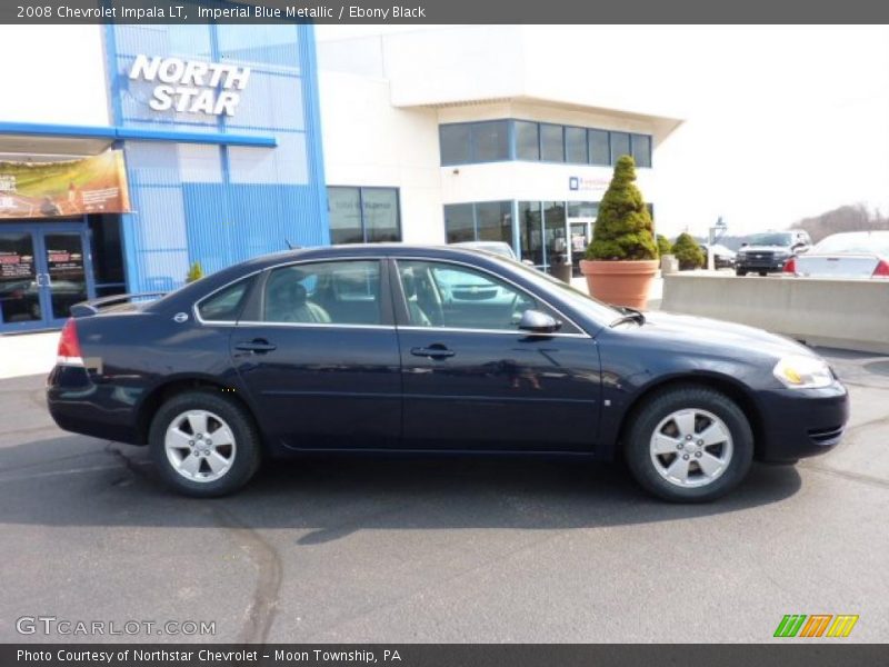 Imperial Blue Metallic / Ebony Black 2008 Chevrolet Impala LT