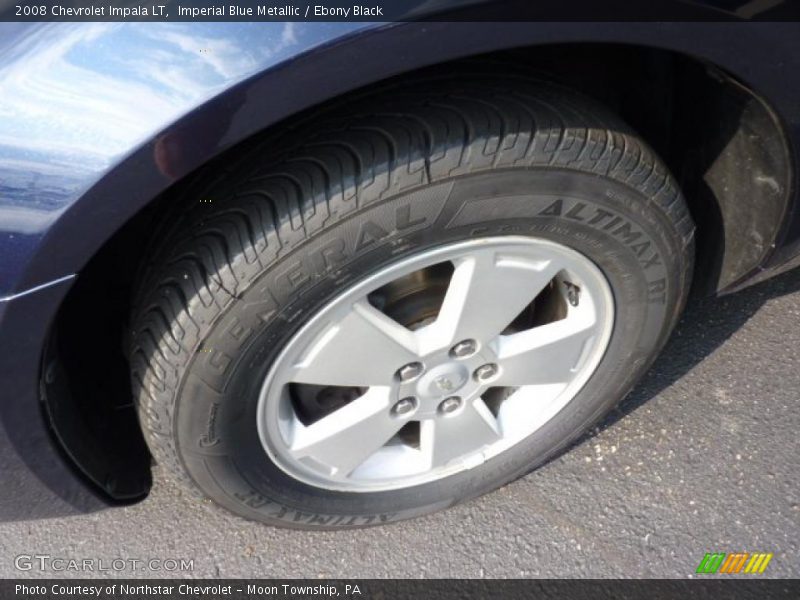 Imperial Blue Metallic / Ebony Black 2008 Chevrolet Impala LT