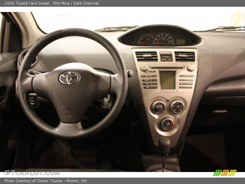 Flint Mica / Dark Charcoal 2009 Toyota Yaris Sedan