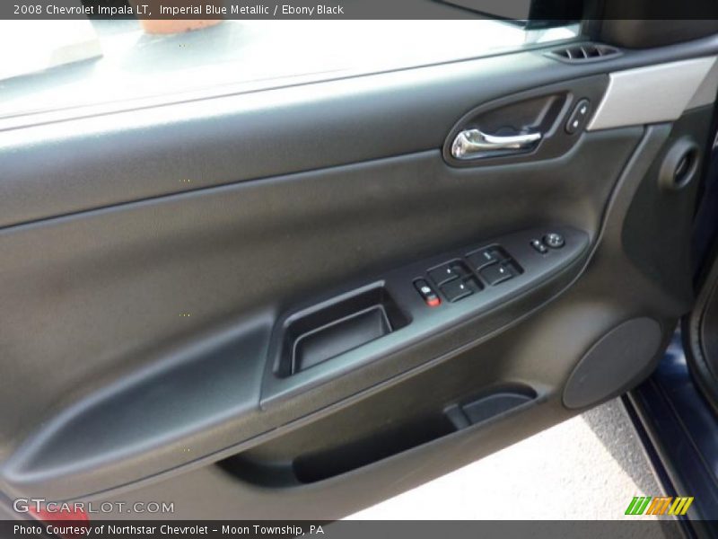 Imperial Blue Metallic / Ebony Black 2008 Chevrolet Impala LT