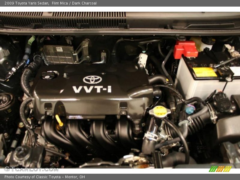 Flint Mica / Dark Charcoal 2009 Toyota Yaris Sedan