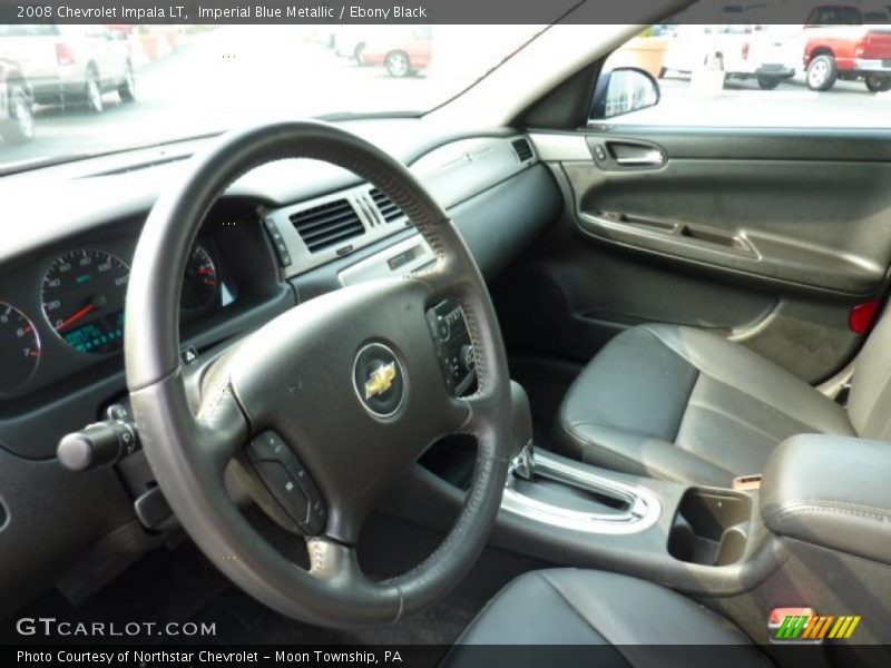Imperial Blue Metallic / Ebony Black 2008 Chevrolet Impala LT