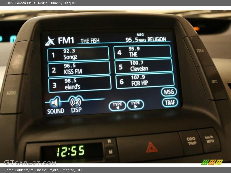 Black / Bisque 2009 Toyota Prius Hybrid