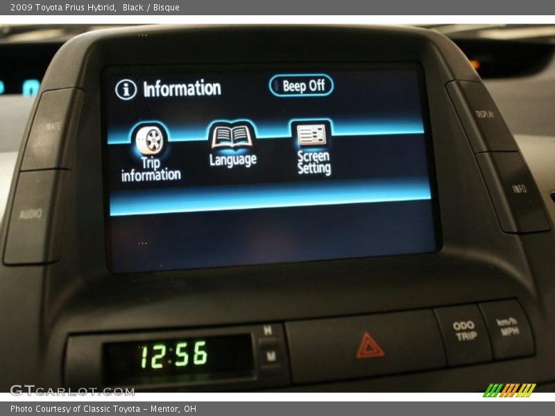 Black / Bisque 2009 Toyota Prius Hybrid