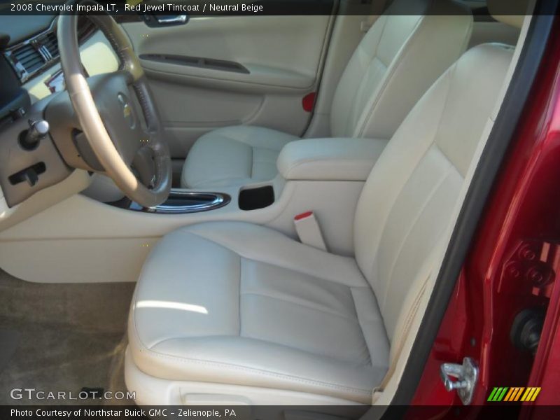 Red Jewel Tintcoat / Neutral Beige 2008 Chevrolet Impala LT