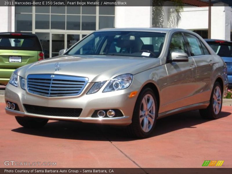 Pearl Beige Metallic / Almond/Black 2011 Mercedes-Benz E 350 Sedan