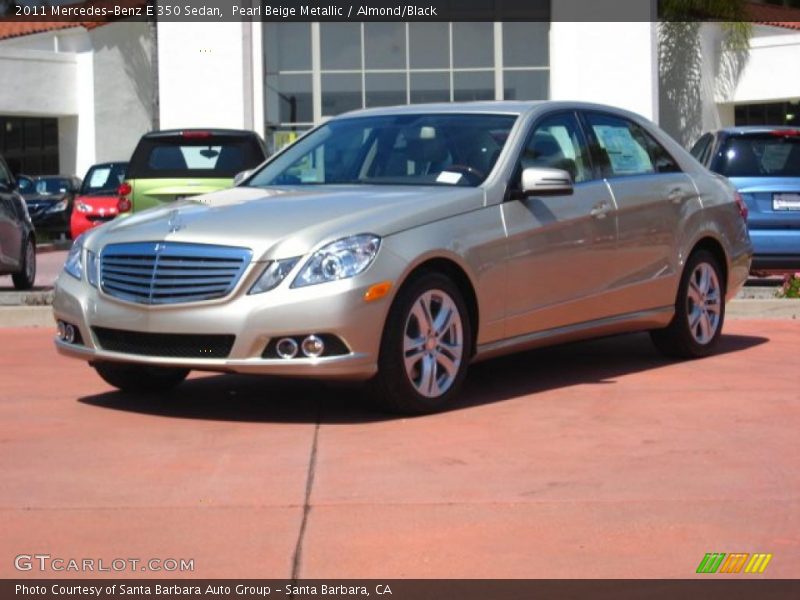 Pearl Beige Metallic / Almond/Black 2011 Mercedes-Benz E 350 Sedan