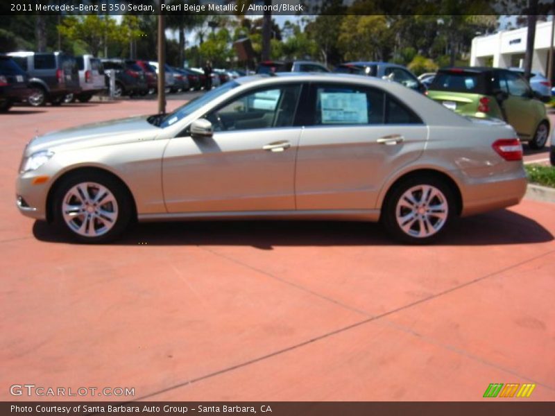 Pearl Beige Metallic / Almond/Black 2011 Mercedes-Benz E 350 Sedan