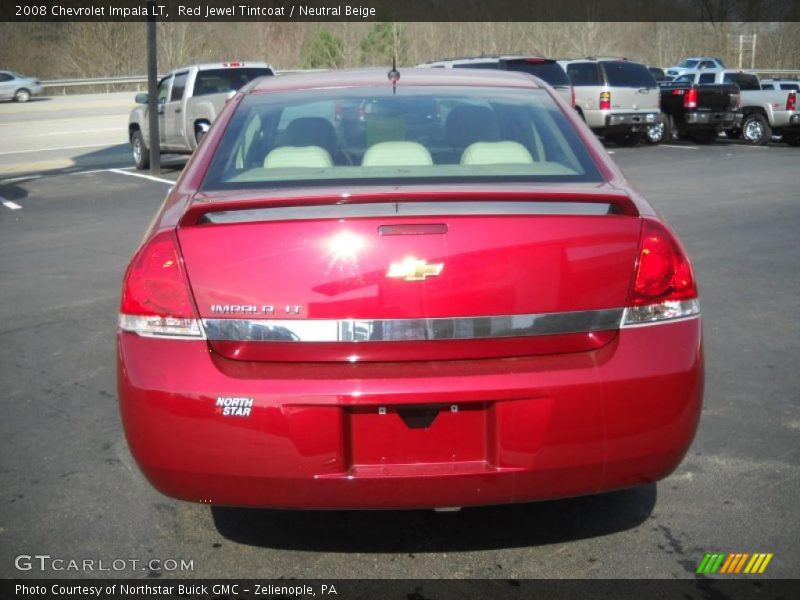 Red Jewel Tintcoat / Neutral Beige 2008 Chevrolet Impala LT