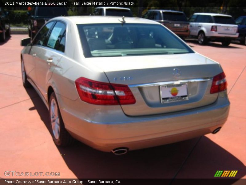 Pearl Beige Metallic / Almond/Black 2011 Mercedes-Benz E 350 Sedan