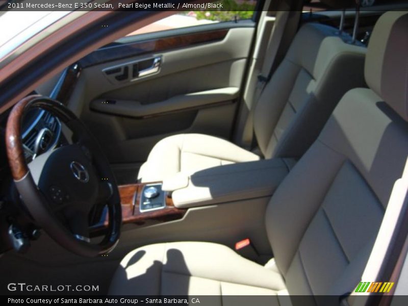 Pearl Beige Metallic / Almond/Black 2011 Mercedes-Benz E 350 Sedan