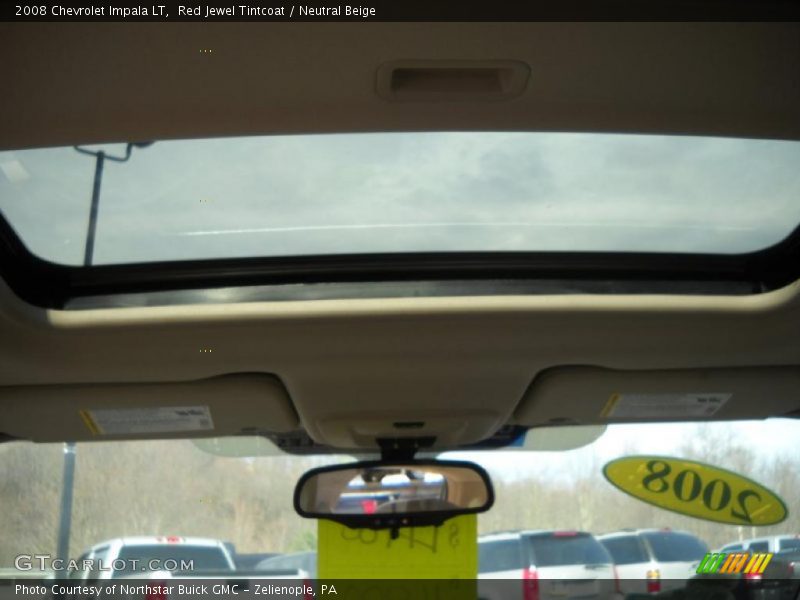 Red Jewel Tintcoat / Neutral Beige 2008 Chevrolet Impala LT