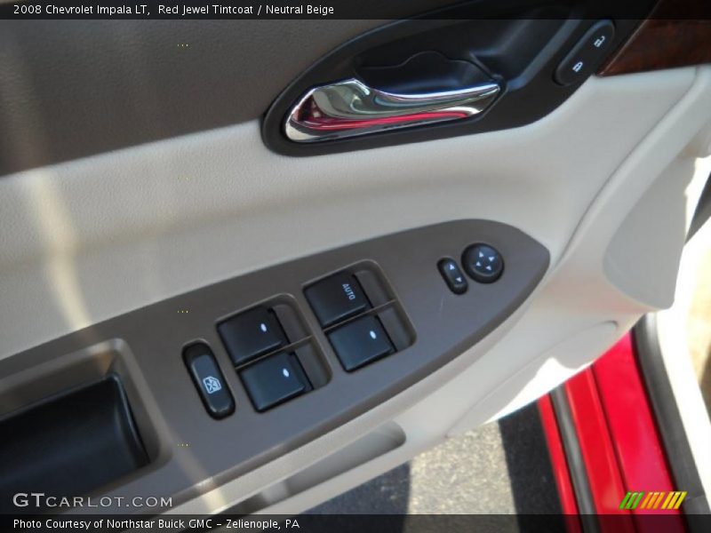 Red Jewel Tintcoat / Neutral Beige 2008 Chevrolet Impala LT