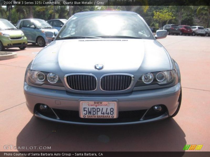 Quartz Blue Metallic / Grey 2006 BMW 3 Series 325i Convertible