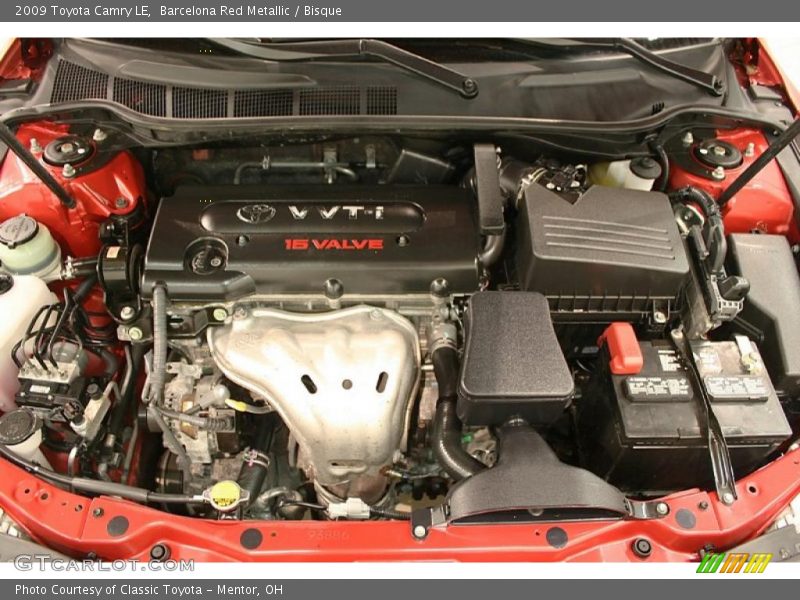 Barcelona Red Metallic / Bisque 2009 Toyota Camry LE