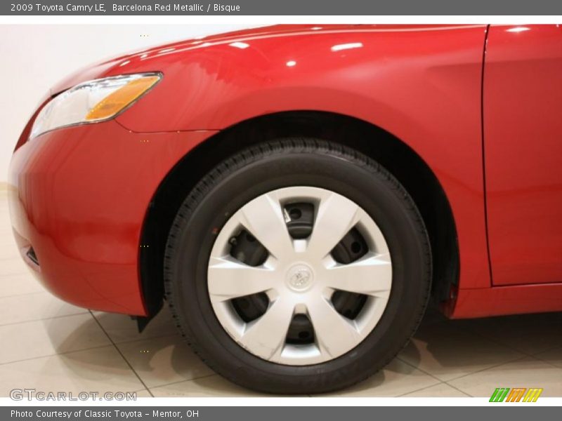 Barcelona Red Metallic / Bisque 2009 Toyota Camry LE