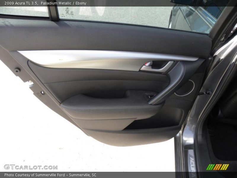 Palladium Metallic / Ebony 2009 Acura TL 3.5