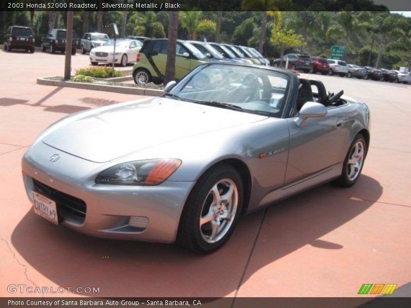 Silverstone Metallic / Black 2003 Honda S2000 Roadster