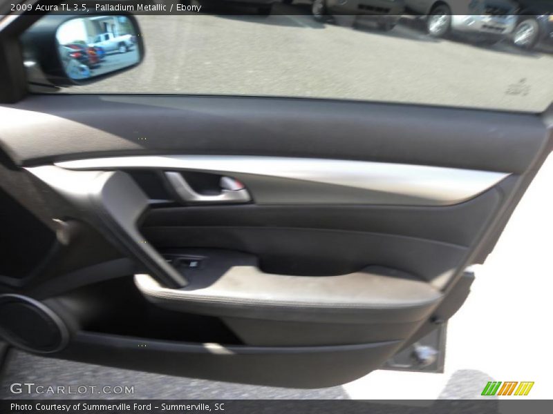 Palladium Metallic / Ebony 2009 Acura TL 3.5