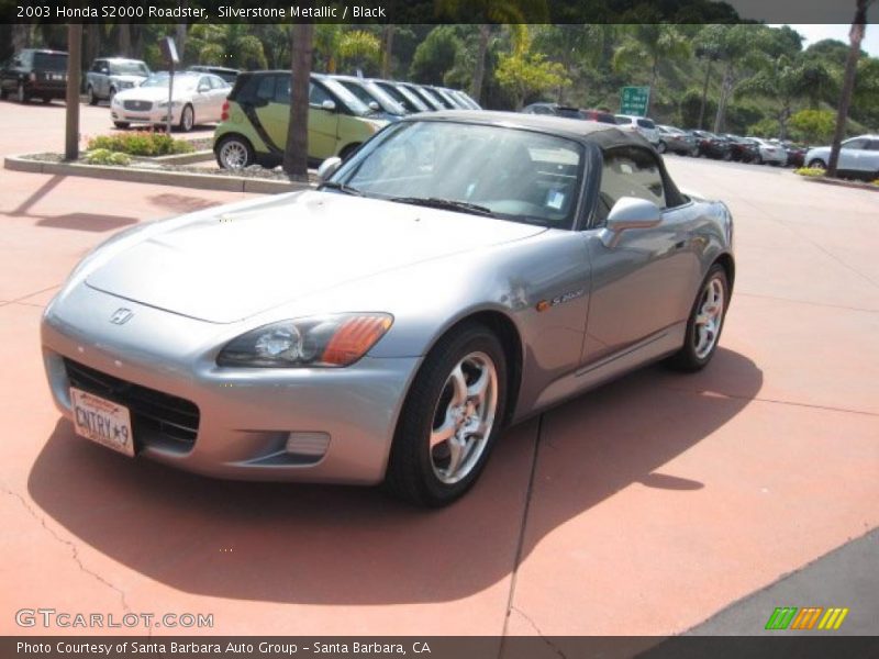 Silverstone Metallic / Black 2003 Honda S2000 Roadster