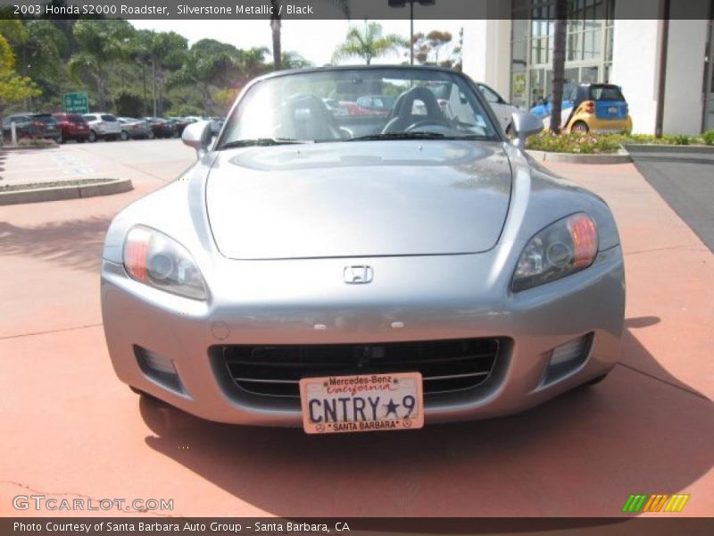 Silverstone Metallic / Black 2003 Honda S2000 Roadster