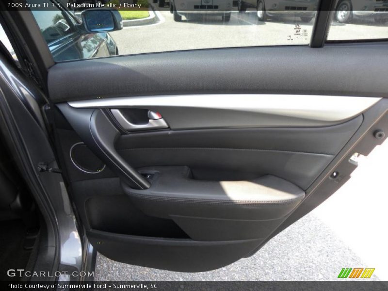Palladium Metallic / Ebony 2009 Acura TL 3.5