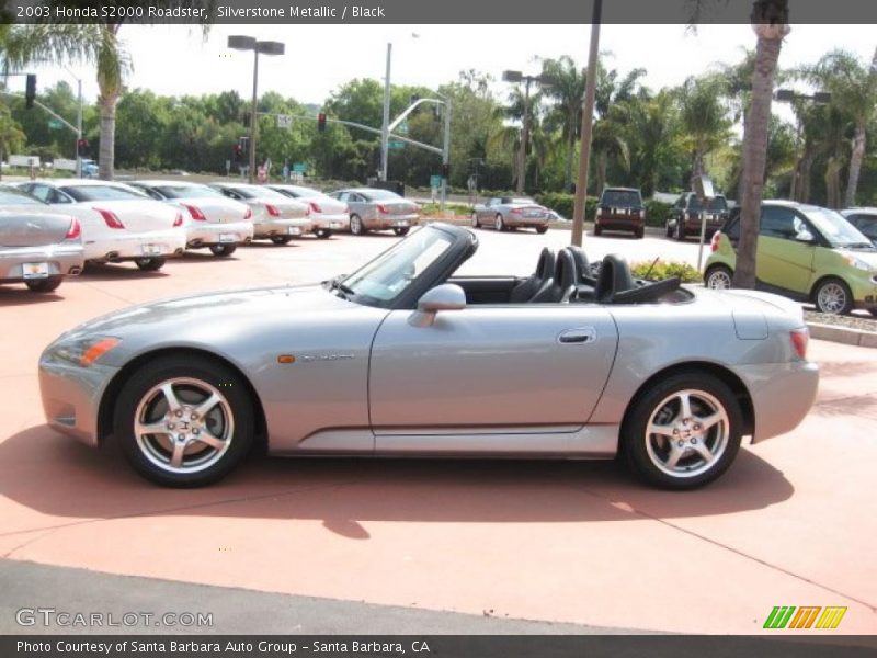 Silverstone Metallic / Black 2003 Honda S2000 Roadster