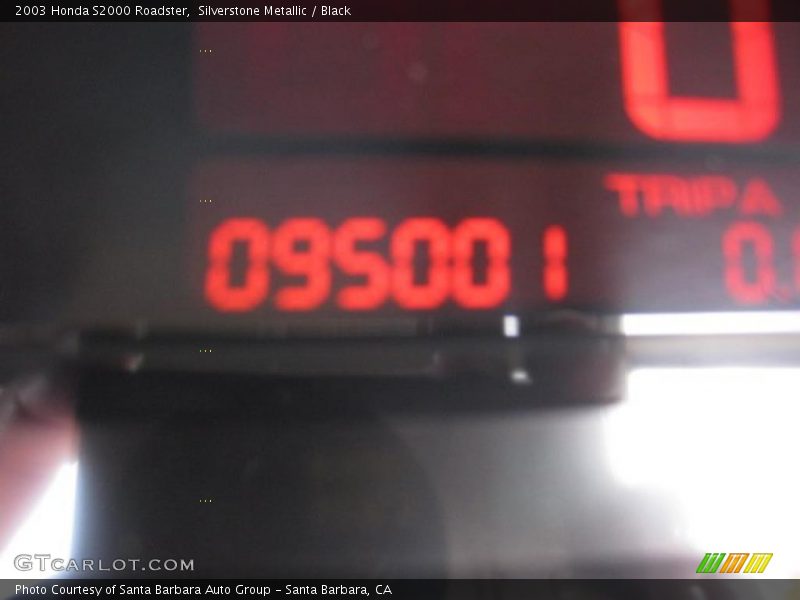 Silverstone Metallic / Black 2003 Honda S2000 Roadster