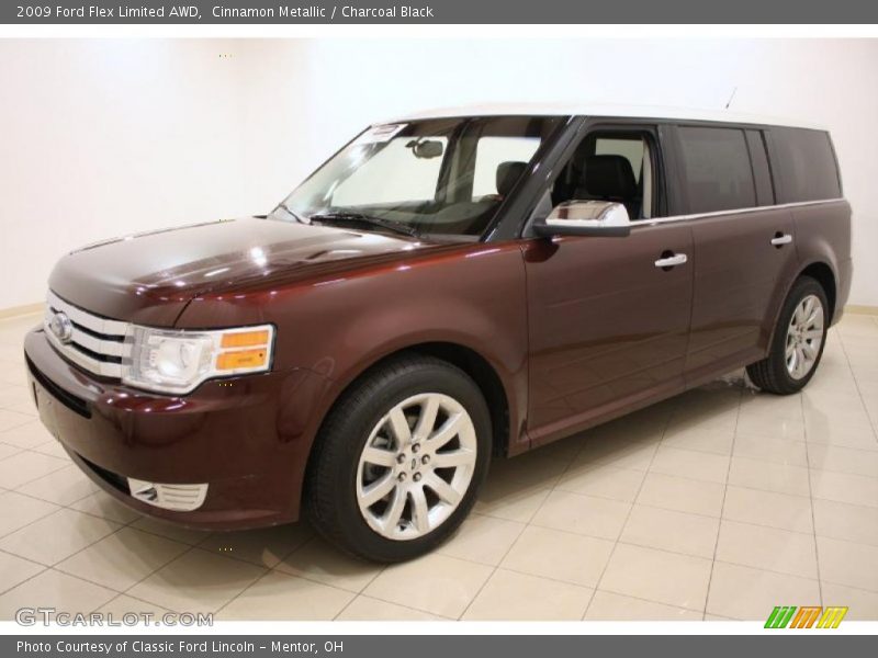 Cinnamon Metallic / Charcoal Black 2009 Ford Flex Limited AWD