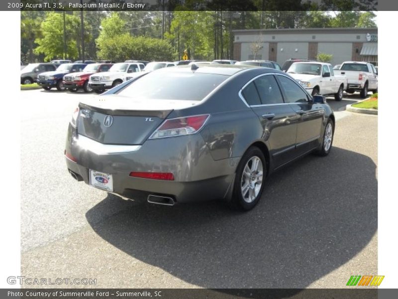 Palladium Metallic / Ebony 2009 Acura TL 3.5