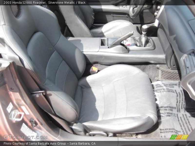 Silverstone Metallic / Black 2003 Honda S2000 Roadster