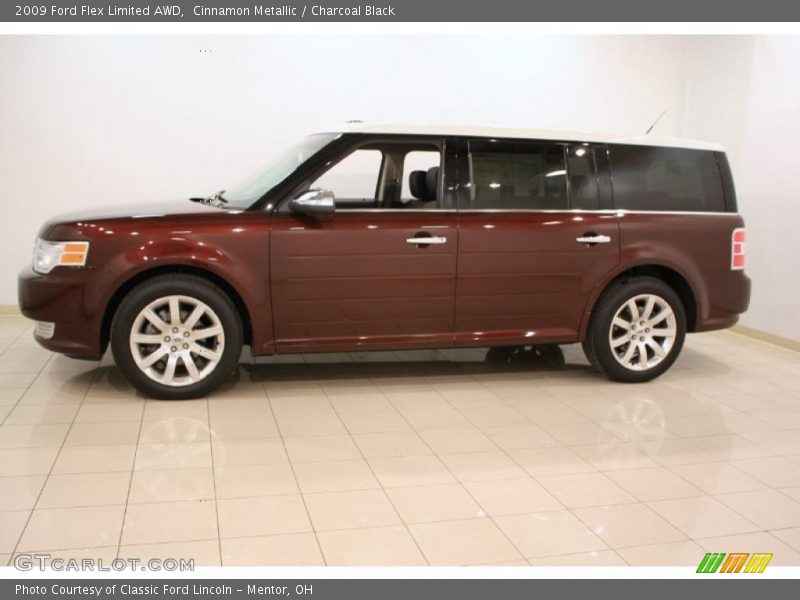 Cinnamon Metallic / Charcoal Black 2009 Ford Flex Limited AWD