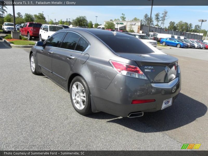 Palladium Metallic / Ebony 2009 Acura TL 3.5