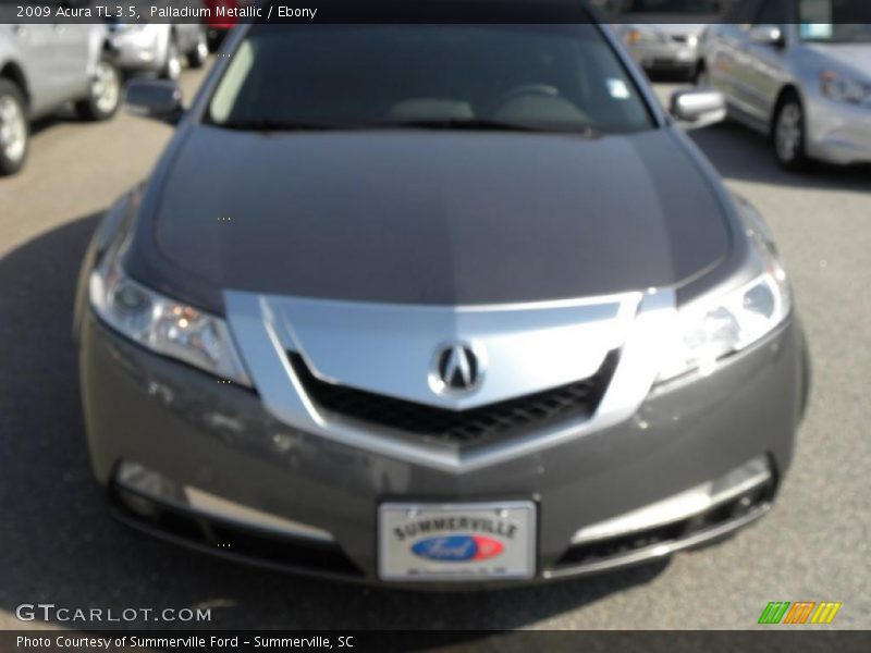 Palladium Metallic / Ebony 2009 Acura TL 3.5