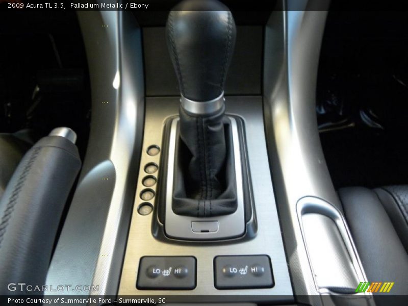 Palladium Metallic / Ebony 2009 Acura TL 3.5