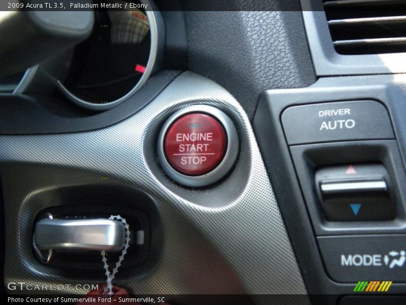 Palladium Metallic / Ebony 2009 Acura TL 3.5