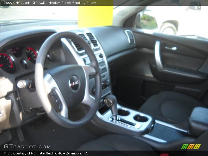 Medium Brown Metallic / Ebony 2009 GMC Acadia SLE AWD