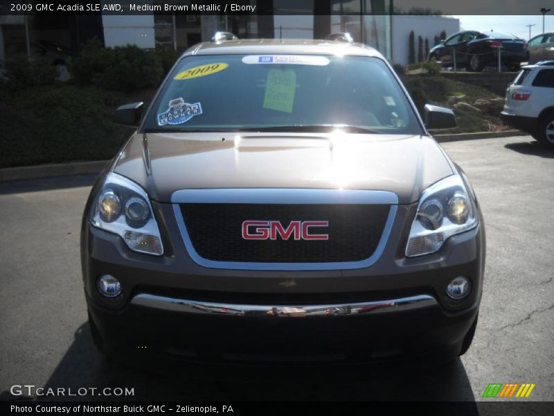 Medium Brown Metallic / Ebony 2009 GMC Acadia SLE AWD