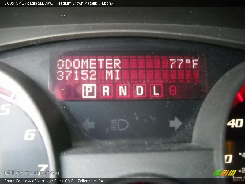 Medium Brown Metallic / Ebony 2009 GMC Acadia SLE AWD
