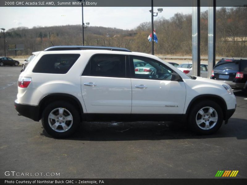 Summit White / Ebony 2008 GMC Acadia SLE AWD